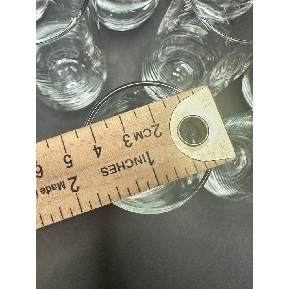 Set/14 Libbey Stemless Champagne Flute‎ Glasses 8.5 oz Delicate Wedding Shower